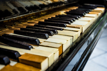 piano and keys