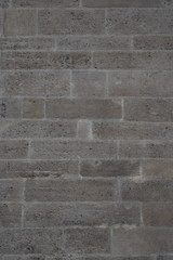 Gray brick wall