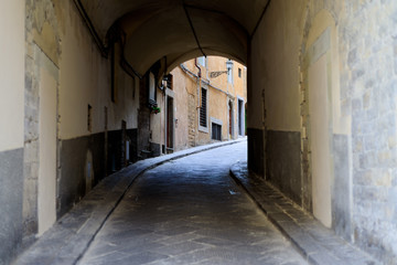 Fototapeta na wymiar Florence Italy, tunnel.