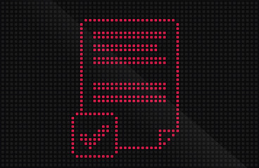 Creative vector illustration of led screen macro texture isolated on black background. Art design rgb diode seamless pattern. Abstract concept graphic television projection display element.