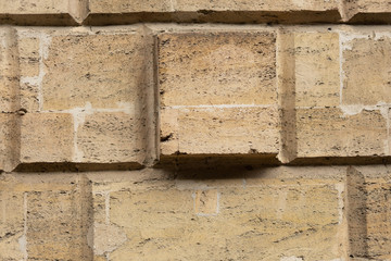 The wall of natural sand stone. Creative vintage background