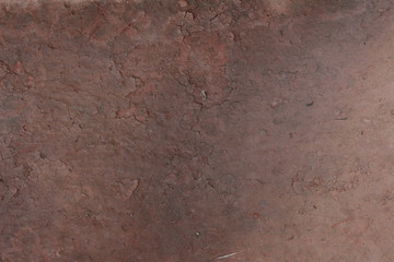 red clay floor - dry mud texture