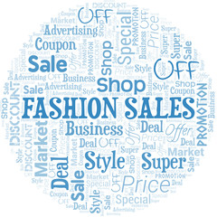 Fashion Sales Word Cloud. Wordcloud Made With Text.