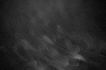 Chalk rubbed out on blackboard