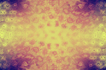 Abstract yellow, orange and purple texture background - image
