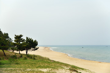 Fototapeta na wymiar North Korea. Beach