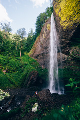 Obraz premium Lush PNW Waterfall