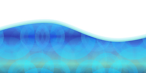several circles in gradiant style background 