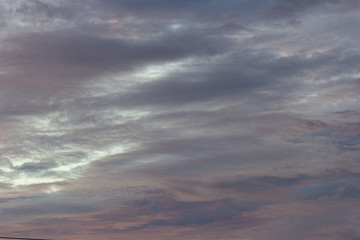 Obraz premium clouds in the sky at sunset