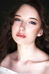 Fototapeta premium Close up Make up fashion model