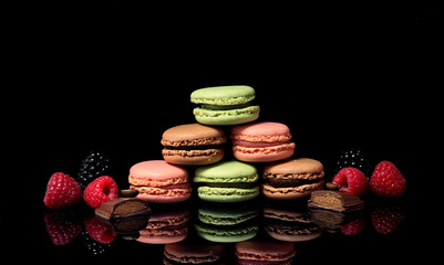 Macarons Biscuit food dessert sweet Cake Keks