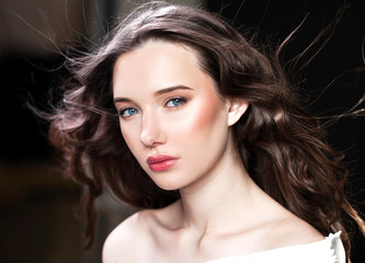 Close up Make up fashion model