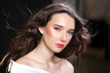 Fototapeta premium Close up Make up fashion model