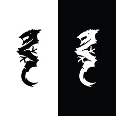 Dragon vector illustration