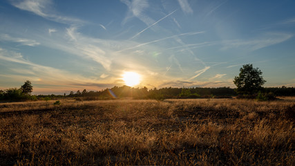 Fototapeta premium radio kootwijk sunset