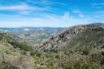 Fototapeta na wymiar Paisaje de montaña. Granada. España.