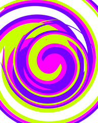 modern bright purple-yellow background with swirling stripes