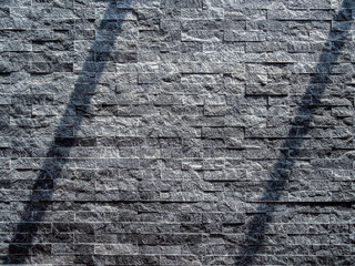 Modern grey brick wall texture background
