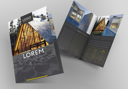 Grey Architecture Style Brochure Layout