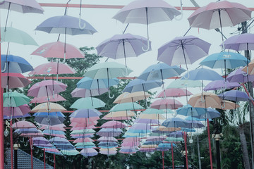 Fototapeta na wymiar colorful umbrella pattern