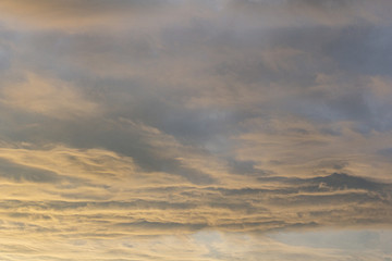 clouds in late afternoon