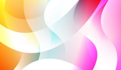 Creative Waves. Futuristic Technology Style Background. Design For Your Header Page, Ad, Poster, Banner. Colorful Vector Illustration.