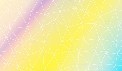 Fototapeta premium Template with triangles. Soft Color Gradient Background. Design for you business. Vector illustration.