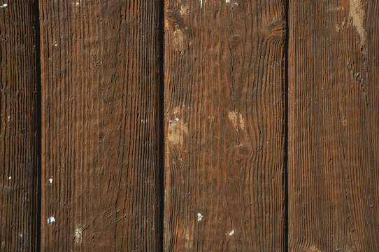 Rough wooden planks in an old door at Caceres