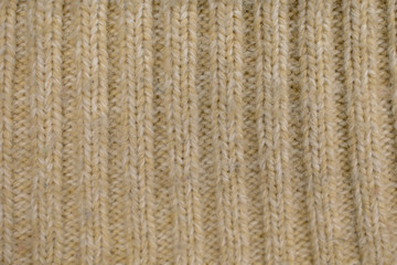 A mixture of hand-knitted materials on the spokes, various patterns and decorations.