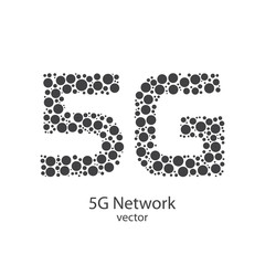 5G  wireless internet wifi .Wireless network - vector .New mobile communication technology .