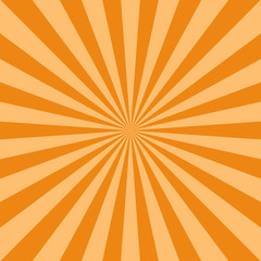 Sunlight abstract background. Orange and brown color burst background.