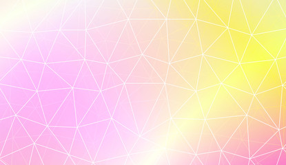 Pattern with abstract line in polygonal pattern with triangles style. For modern interior design, fashion print. Vector illustration. Creative gradient color.