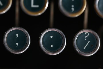 Vintage punctuation 