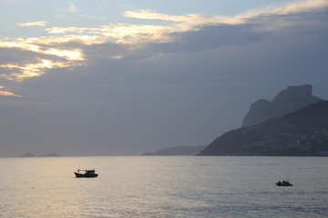 Naklejka premium Abendstimmung am Meer