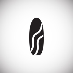 Surfboard icons on background for graphic and web design. Simple vector sign. Internet concept symbol for website button or mobile app.
