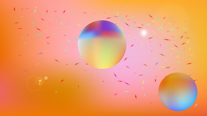 Liquid abstract space background picture mesh.