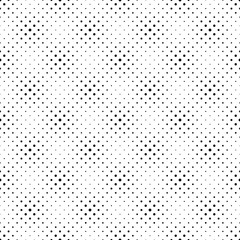 Geometrical seamless abstract dot pattern background design - black and white vector illustration from dots