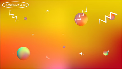 Funny abstract space background picture blend.