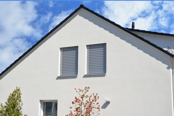 Fassade eines modernen Wohngebäudes