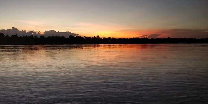 Sunset At Mayapur Iskcon 