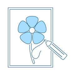 Sketch With Pencil Icon