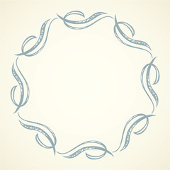 Vignette. Vector drawing