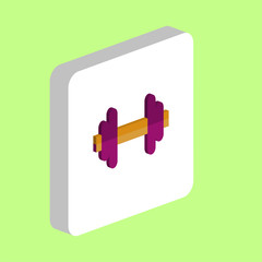 Barbell computer symbol