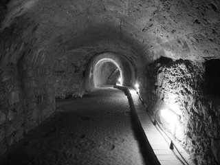 Gang im Kellerlabyrinth von Oppenheim