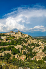Naklejka premium Provencal village of Gordes, France