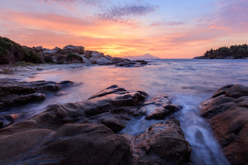 Obraz premium Karidi beach. Sithonia, Greece
