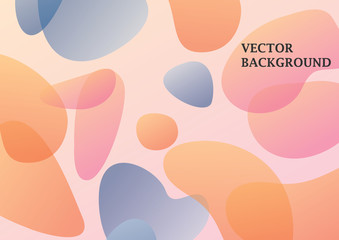 Abstract background in delicate pastel shades. Pattern with translucent spots. Art can be used for wallpaper, landing.