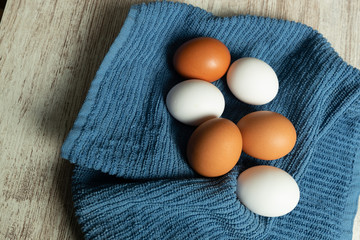 eggs of hens living outdoors