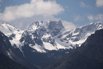 Fototapeta na wymiar alps in winter