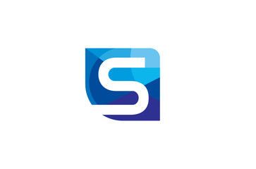 Creative S Letter Talk Bubble Logo Design Symbol Vector Illustration